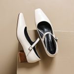 Belt fastener gentle single shoes commuting shoes for women fashion womens shoes high heels