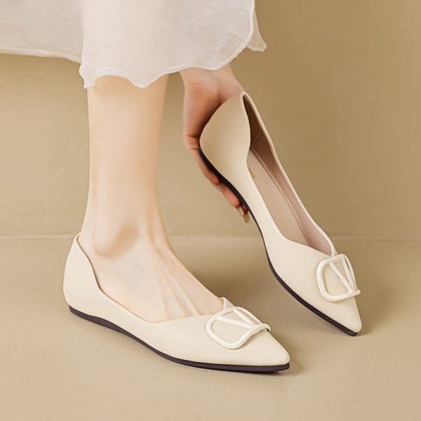 Charm ladies casual shoes non-slip fashion walking shoes lithe simple women's flat shoes