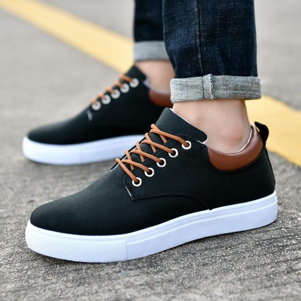 2024 new canvas shoes all-match casual shoes trendy extra-large sneakers