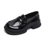 Simplicity ladies shoes thick with loafer shoes for women gentle high heels shoes for women