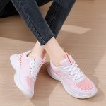 Hollow Flying Woven Women Sports Running Shoes Lightweight Soft Soled Travel Shoes