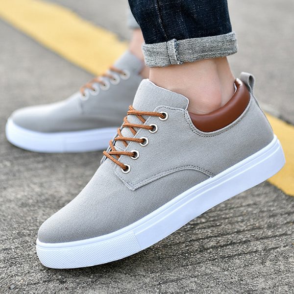 2024 new canvas shoes all-match casual shoes trendy extra-large sneakers