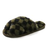 High Quality Women's Home Fur Slippers Warm Fluffy Plush Fuzzy Faux Comfortable Soft Sole Cute  Slipper For Women