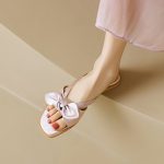 Home used new style flat slippers gentlewoman women flats shoes exquisit soft sole slippers