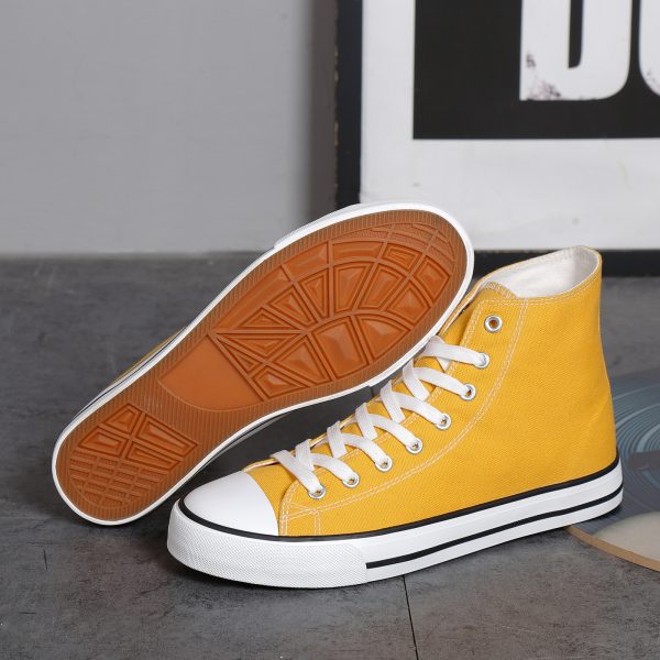 Fashion Vulcanized Flat Classic High top Men Canvas Shoes Casual Canvas Sneakers Shoes  For Men