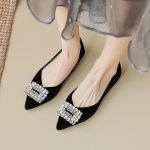 High-end shoes women new styles elegant shoes pointy toe simplicity shoes women flats